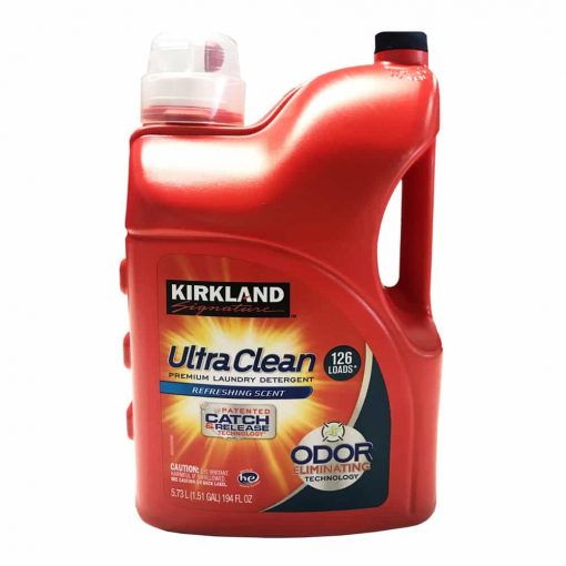 Nước giặt tẩy trắng Kirkland Signature Ultra Clean Laundry Detergent HE 5.73 lít