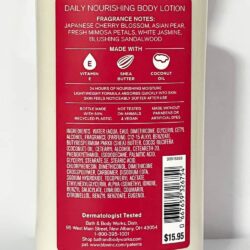 Sữa dưỡng thể Bath & Body Works Body Lotion Daily Nourishing Japanese Cherry Blossom 236ml 7 sua duong the bath body works body lotion huong cherry blossom 236ml 100325 kc