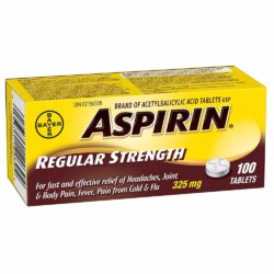 Viên giảm đau Bayer Aspirin Concentration Regular 325mg 24 viên 5 Thuốc giảm đau Bayer Aspirin Concentration Regular 325mg 24 viên