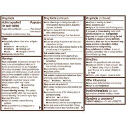 Viên giảm đau Bayer Genuine Aspirin The Wonder Drug 325mg 500 viên 7 thuoc giam dau bayer aspirin wonder drug 325mg 500 vien 070124 kc