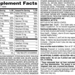 vien uong bo sung vitamin tong hop members mark adults 50 multivitamin 400 vien knwa