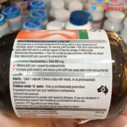 Viên uống hỗ trợ xương khớp Blackmores Glucosamine & Fish Oil 90 viên 10 vien uong ho tro xuong khop blackmores glucosamine fish oil 90 vien 2