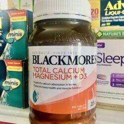 Bổ sung Canxi, Magie và D3 Blackmores Total Calcium Magnesium+D3 200 viên 6 MẪU MỚI