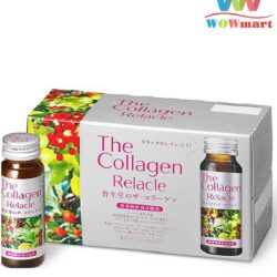 Bổ sung Collagen dạng nước Shiseido The Collagen Relacle 50ml hộp 10 chai 4 The collagen relacle 500ml x1 hop