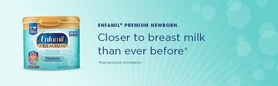 Sữa bột Enfamil dành cho bé 0-3 tháng Enfamil Premium Non-GMO Infant Formula Newborn 629g 12 enfamil premium newborn non gmo 629g