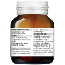 Hoạt huyết dưỡng não Blackmores Ginkgo Brahmi 40 viên 4 hoat huyet duong nao blackmores ginkgo brahmi 40 vien knwa