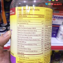 Kẹo bổ sung Vitamin cho phụ nữ Nature Made Multi For Her Plus Omega-3 Adult 150 Gummies 10 keo bo sung vitamin tong hop cho nu gioi nature made multi plus omega 3 adult gummies 90 vien 2