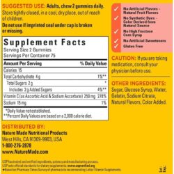 Kẹo dẻo bổ sung vitamin C Nature Made Adult Gummies Vitamin C 150 viên 6 keo deo bo sung vitamin c nature made adult gummies vitamin c 150 vien knwa