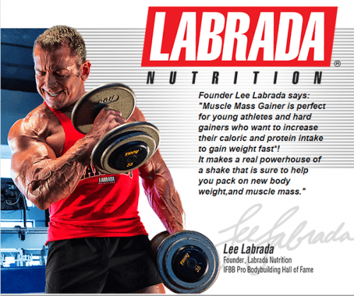 Sữa tăng cơ, tăng cân Labrada Muscle Mass Gainer hương