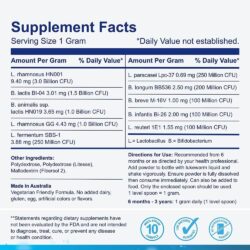 Men vi sinh cho bé Life Space Probiotic Powder For Baby 7.5 Billion CFU 60g 9 men vi sinh cho tre tu 6 thang den 3 tuoi life space probiotic powder baby 6 months 3 years 60g krc