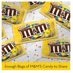 Socola M&M đậu phộng M&M's Peanut Chocolate thùng 48 gói 2.3kg 5 mm peanut chocolate 2a