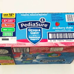 Sữa Pediasure nước hương dâu Pediasure Grow & Gain Strawberry Shake Thùng x24 chai 16 sua pediasure nuoc huong dau pediasure grow gain strawberry shake thung 24 chai kna