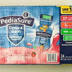 Sữa Pediasure nước hương dâu Pediasure Grow & Gain Strawberry Shake Thùng x24 chai 13 sua pediasure nuoc huong dau pediasure grow gain strawberry shake thung 24 chai knd