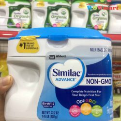 Sữa bột Similac cho trẻ từ 0-12 tháng tuổi Similac Advance Infant Formula 658g 6 sua-similac-cho-be-tu-0-12-thang-similac-advance-non-gmo-optigro-658g-1