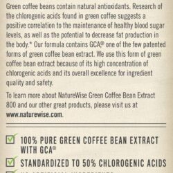 Viên uống giảm cân Nature Wise Green Coffee Bean 800mg 60 viên 8 thuoc giam can nature wise green coffee bean 800mg 60 vien sup2