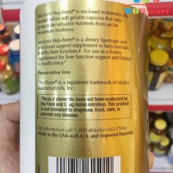Viên uống bổ gan Hep-forte Marlyn 500 viên 8 vien uong bo gan hep forte marlyn 500 vien 3