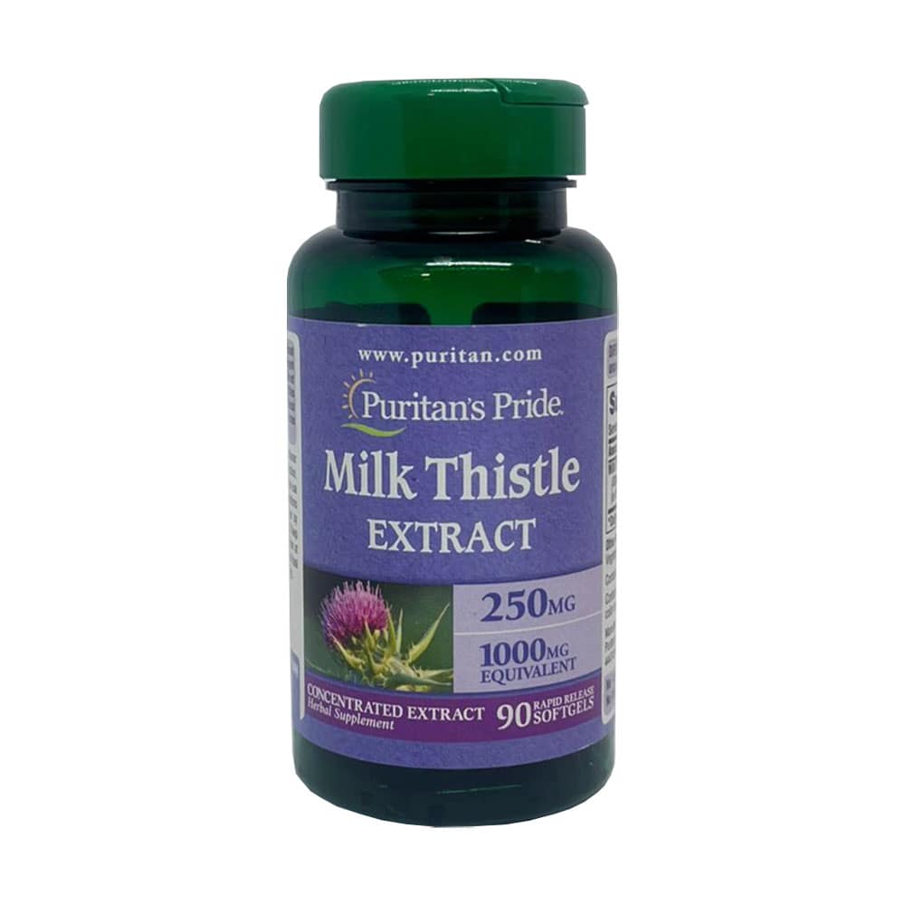 Viên uống giải độc gan Puritan's Pride Milk Thistle Extract 1000mg 90 viên