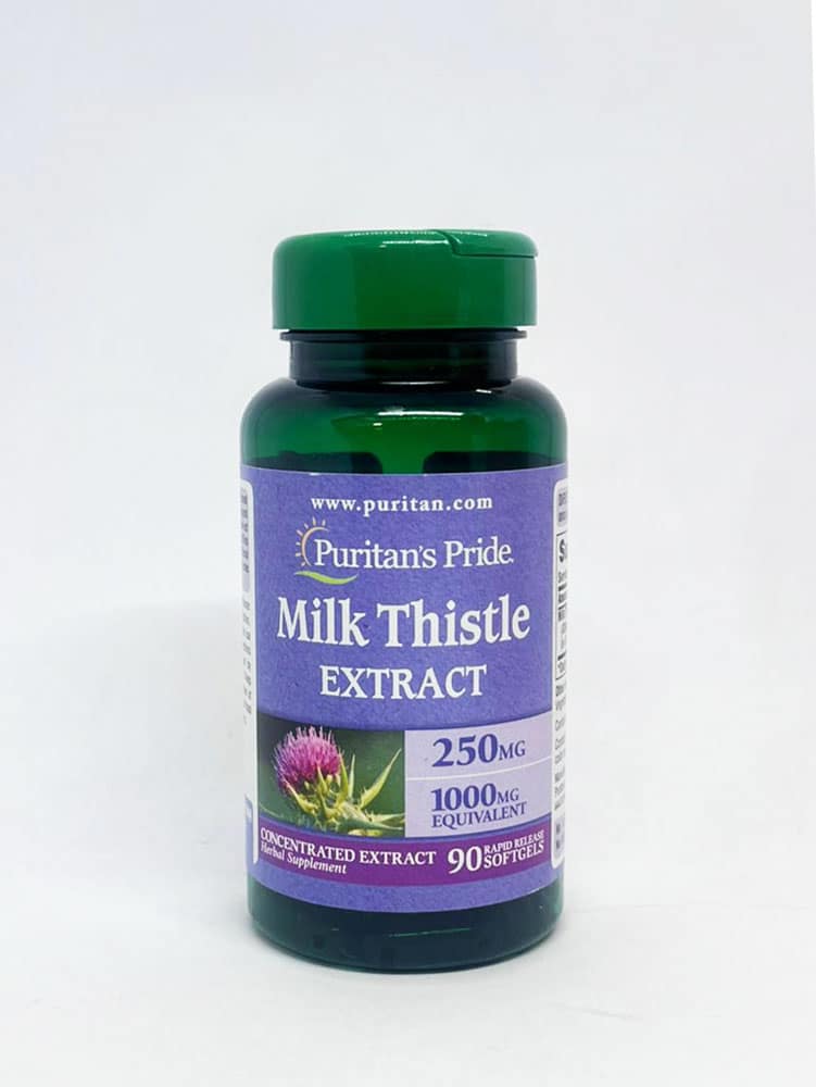 Viên uống giải độc gan Puritan's Pride Milk Thistle Extract 1000mg 90 viên - Ảnh 2
