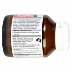 Phòng ngừa và hỗ trợ bệnh Gout Blackmores Celery 3000mg 50 viên 9 Viên uống phòng ngừa và điều trị bệnh Gout Blackmores Celery 3000mg 50 viên