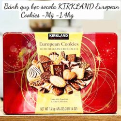 Bánh quy Kirkland Signature European Cookies with Belgian Chocolate 1.4kg 3 banh quy kirkland signature european cookies with belgian chocolate 1 41kg 130125 ka