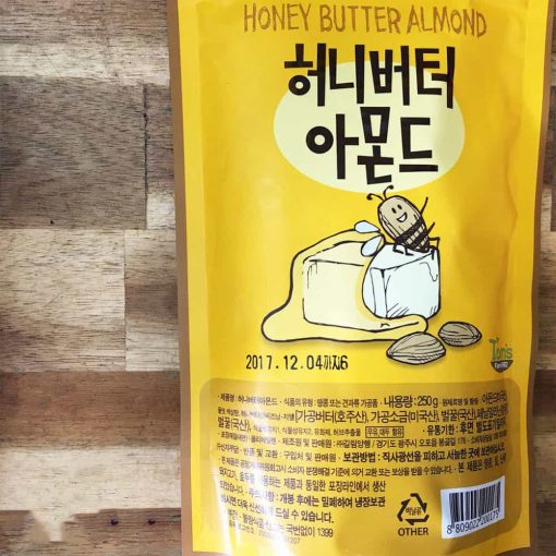 Hạnh nhân tẩm mật ong Honey Butter Almond Hàn Quốc 250g