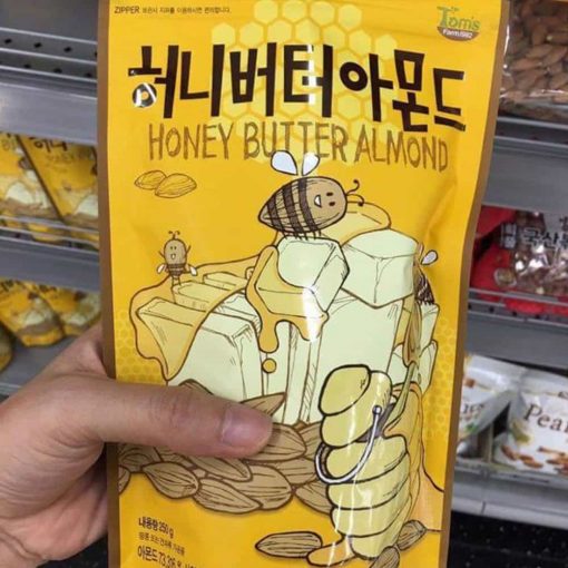 Hạnh nhân tẩm mật ong Honey Butter Almond Hàn Quốc 250g