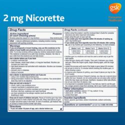 keo cai thuoc la nicorette gum 2 200 vien facts
