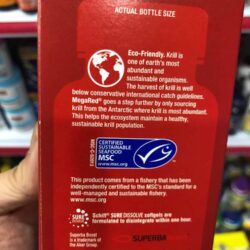 Dầu nhuyễn thể (dầu tôm) Schiff MegaRed Ultra Krill Oil 750mg 80 viên 7 megared tot cho tim mach schiff megared ultra krill oil 750mg 80 vien 1412