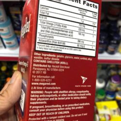 Dầu nhuyễn thể (dầu tôm) Schiff MegaRed Ultra Krill Oil 750mg 80 viên 9 megared tot cho tim mach schiff megared ultra krill oil 750mg 80 vien 1414