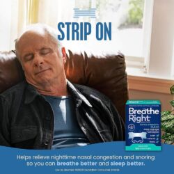 Miếng dán thông mũi, chống ngáy Breathe Right Extra Clear Transparent 44 miếng (Xanh lơ) 19 mieng dan mui chong gay ngay khi ngu breathe right 44 mieng 120124 kg