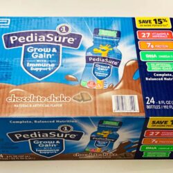 Sữa Pediasure nước hương socola Pediasure Grow & Gain Chocolate Shake Thùng x24 chai 12 sua pediasure nuoc huong socola pediasure grow gain chocolate shake thung 24 chai krrc