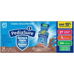 Sữa Pediasure nước hương socola Pediasure Grow & Gain Chocolate Shake Thùng x24 chai 16 sua pediasure nuoc huong socola pediasure grow gain chocolate shake thung 24 chai krrf