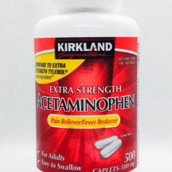 thuoc ha sot giam dau kirkland signature acetaminophen 500mg 500 vien knd