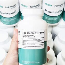 Viên uống bổ sung Myo-Inositol Fairhaven Health Myo-Inositol 120 Capsules 8 thuoc ho tro dieu tri da nang buong trung myo inositol 120 vien 010925 kb