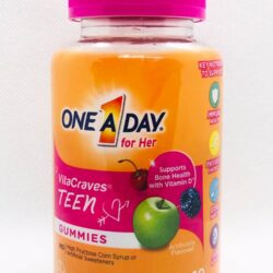 Vitamin One A Day cho teen nữ One A Day for Her Vitacraves 60 Gummies 7 vitamin one day cho teen nu one day vitacraves 60 gummies knc