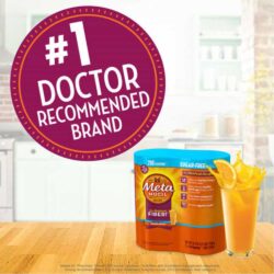 Bột cam bổ sung chất xơ Metamucil MultiHealth Fiber Sugar Free 228 liều lượng