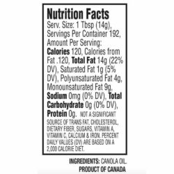 Dầu ăn thực vật của Mỹ Kirkland Signature Canola Oil 2.84l (1 bình) 6 Dầu ăn thực vật của Mỹ Kirkland Signature Canola Oil 2.84l