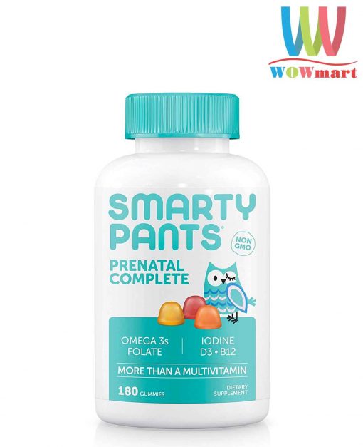 keo-bo-multivitamin-toan-dien-danh-cho-ba-bau-smarty-pants-prenatal-complete-180-gummies