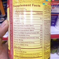 Kẹo dẻo bổ sung Vitamin và Omega-3 Nature Made Adult 140 Gummies 13 keo deo bo sung vitamin va omega 3 nature made adult 140 gummies 1 2