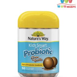 keo-loi-khuan-cho-tre-huong-socola-natures-way-kids-probiotic-choc-balls-50-vien