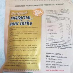 Khô bò Úc vị BBQ Hàn Quốc Bulgogi Mariani Beef Jerky Gói 350g 5 kho bo uc vi bbq han quoc bulgogi mariani beef jerky goi 350g 1