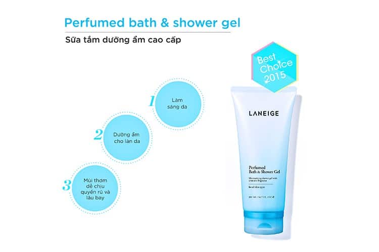 laneige perfumed bath shower gel