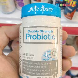 Viên uống 64 tỷ lợi khuẩn Life Space Probiotic 64 Billion CFU 30 Capsules 5 men vi sinh ho tro tieu hoa cho nguoi lon life space double strength probiotic 30 vien 1