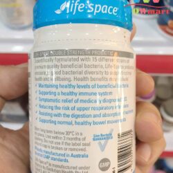 Viên uống 64 tỷ lợi khuẩn Life Space Probiotic 64 Billion CFU 30 Capsules 7 men vi sinh ho tro tieu hoa cho nguoi lon life space double strength probiotic 30 vien 3