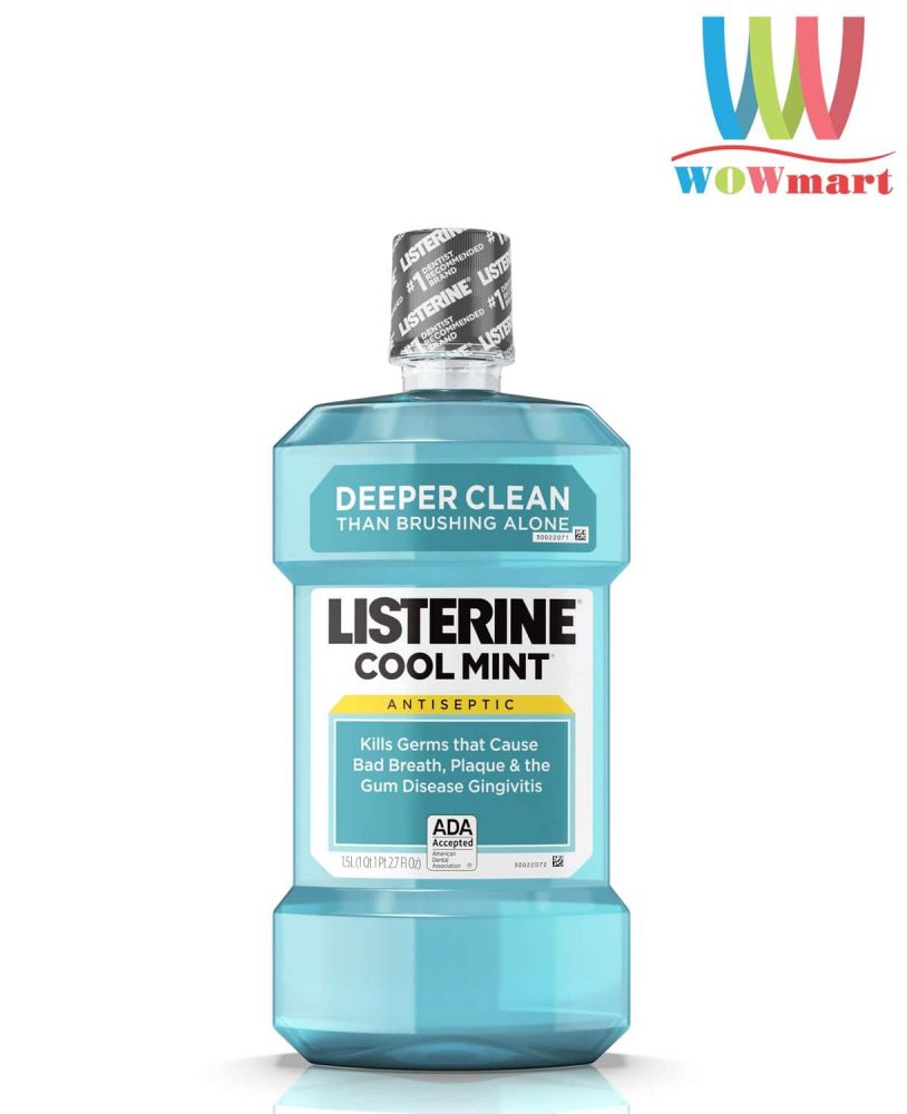 Nước súc miệng Listerine Cool Mint 1,5L
