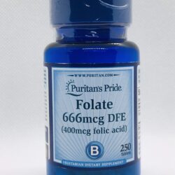 Viên uống bổ sung Axit Folic Puritan's Pride Folic Acid 400mcg 250 viên 7 MẨU MỚI
