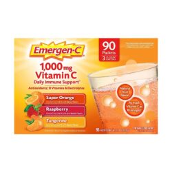 Bột sủi C tăng đề kháng Emergen-C Vitamin C 1000mg Orange Raspberry Tangerine 90 gói