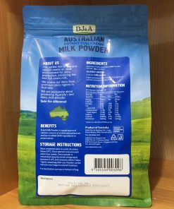 Sữa bột nguyên kem Úc DJ&A Australian Milk Powder 1kg