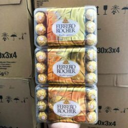 Hộp Socola cao cấp của Mỹ Ferrero Rocher Chocolate 30 viên 9 hop socola cao cap cua ferrero rocher chocolate 30 vien kna