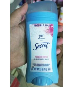 lan khu mui secret dang sap can bang ph secret invisible solid ph balanced powder fresh 73g 111224 ka